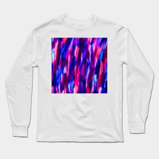 Neon Brushstrokes Long Sleeve T-Shirt